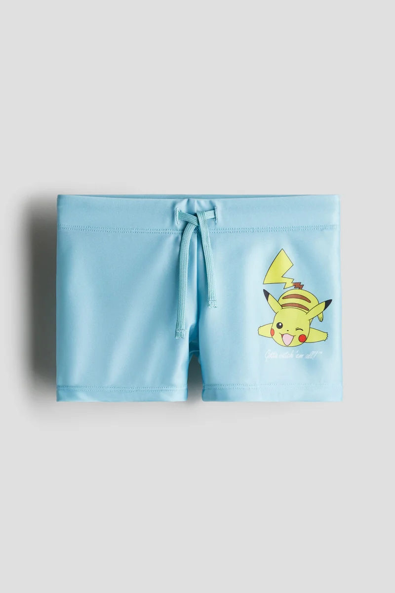 اتش اند ام سروال سباحة داخلي بطبعات