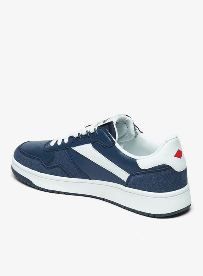 Lee Cooper Men's Textured Lace-Up Sneakers