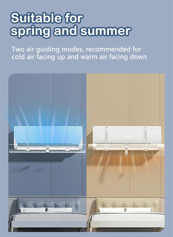 MaWadda Adjustable Air Conditioner Deflector For Split Air Conditioners Effectively Controls Airflow Direction and Improves Air Quality, Easy Installation Without Punching For Wall - Image 4