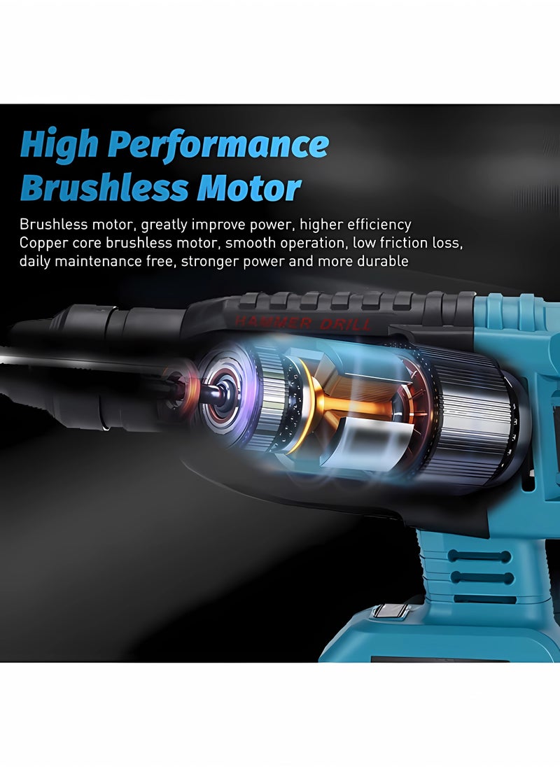 JINSOO 48V brushless industrial high power rechargeable hammer, with lithium battery and charger, with multiple accessories multi-function hammer set - pzsku/Z138BA290AEE3D05B08A1Z/45/_/1732601413/bdb32dee-d321-4123-aef3-8a24e09a0a7d