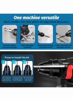 JINSOO 48V brushless industrial high power rechargeable hammer, with lithium battery and charger, with multiple accessories multi-function hammer set - pzsku/Z138BA290AEE3D05B08A1Z/45/_/1732601445/af3c1b0e-cc84-452d-a295-cfdafe3b891e