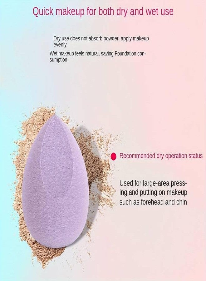 El Regalo 4 Pcs Makeup Blender Sponge Set - Foundation Blending Beauty Sponges for Flawless Application of Liquid, Cream, and Powder Makeup - Multi-Colored Sponges (Yellow) - Image 4
