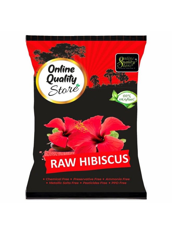 Online Quality Store Dry Hibiscus Flowers;Dry Hibiscus Flowers For Hair;Hibiscus Sabdariffa;Rosa Sinensis;Gudhal Ke Phool200G - Image 2