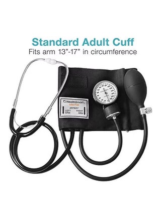 Manual Home Blood Pressure Monitor Kit With Large Adult Cuff And Stethoscope - view 2