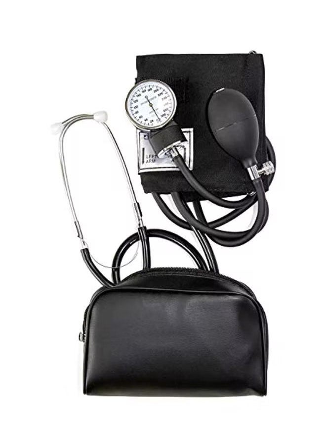 Arabest Manual Home Blood Pressure Monitor Kit With Large Adult Cuff And Stethoscope  - Image 1