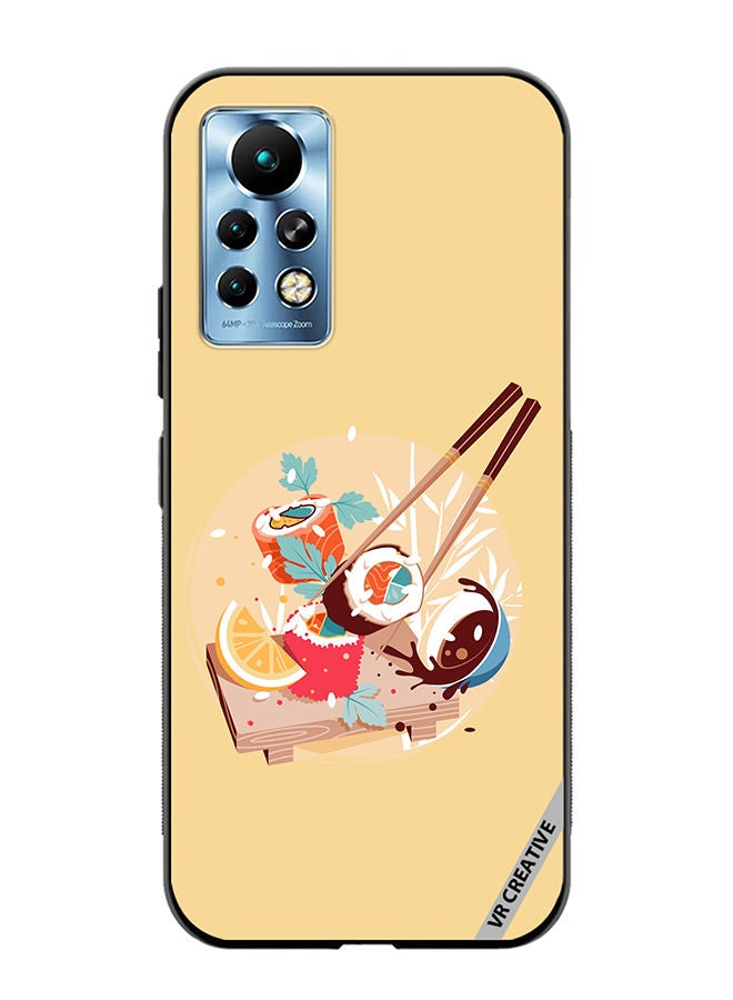 VR CREATIVE Protective Case Cover For Infinix Note 11 Pro Sushi Design Multicolour - Image 1