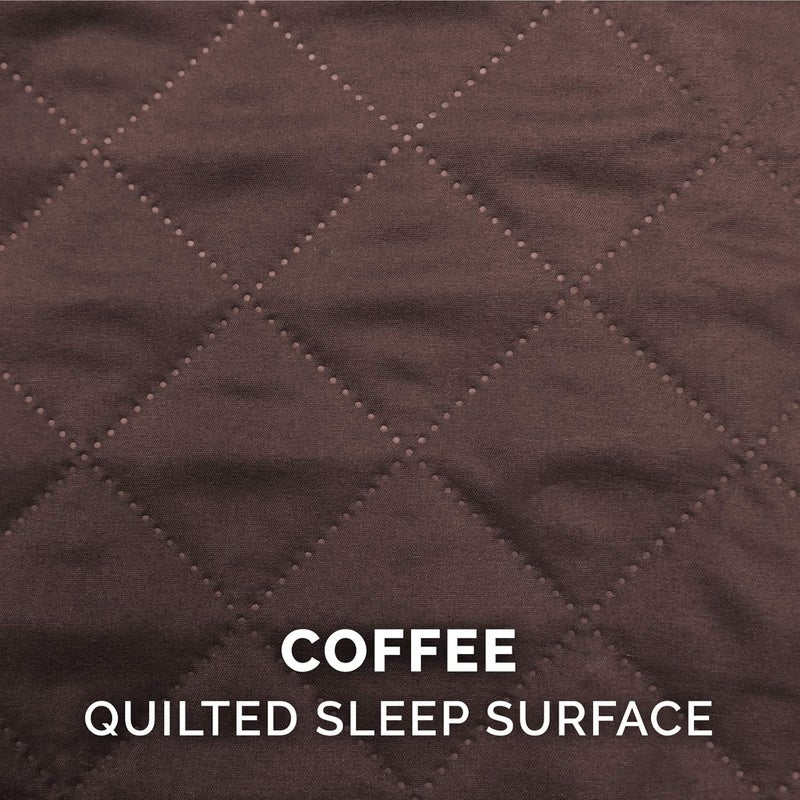 Furhaven Replacement Dog Bed Cover Quilted Sofa-Style, Machine Washable - Coffee, Jumbo (X-Large) - Image 4