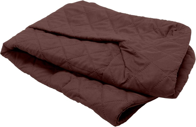 Furhaven Replacement Dog Bed Cover Quilted Sofa-Style, Machine Washable - Coffee, Jumbo (X-Large) - Image 1