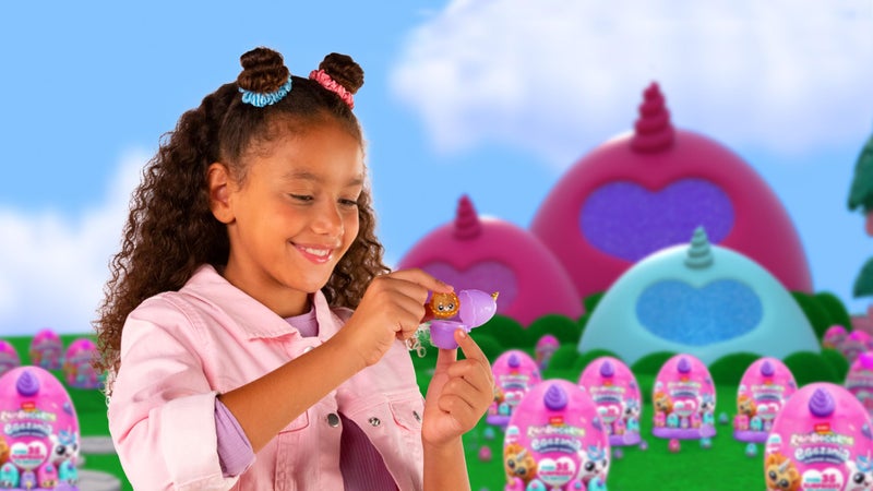 Rainbocorns Eggzania Surprise Mania Series 1 (Bunny) by ZURU, Collectible Plush Stuffed Animal, Surprise Eggs, 5 Mini Eggs, Stickers, DIY Jewelry, Slime, Ages 3+ for Girls, Children - Image 5