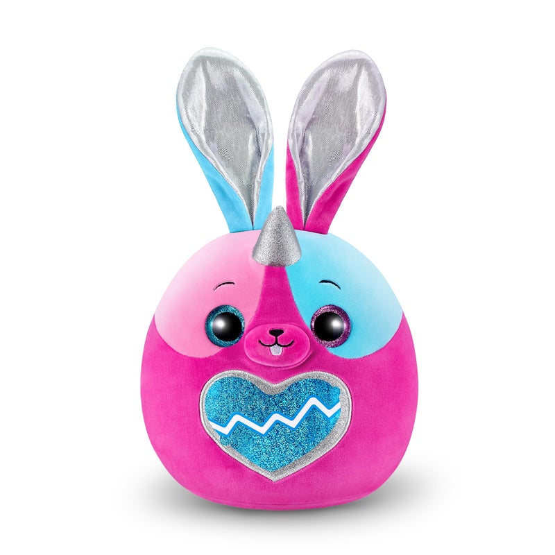 Rainbocorns Eggzania Surprise Mania Series 1 (Bunny) by ZURU, Collectible Plush Stuffed Animal, Surprise Eggs, 5 Mini Eggs, Stickers, DIY Jewelry, Slime, Ages 3+ for Girls, Children - Image 4