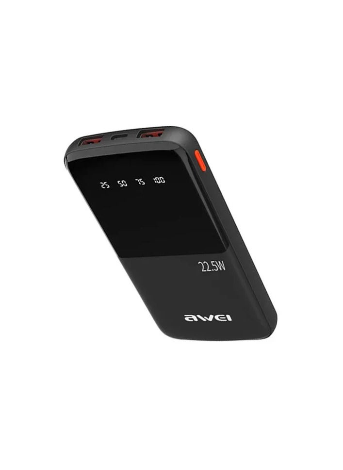 Awei - Awei Power Bank 10000mah Fast Charging P10k - Image 1