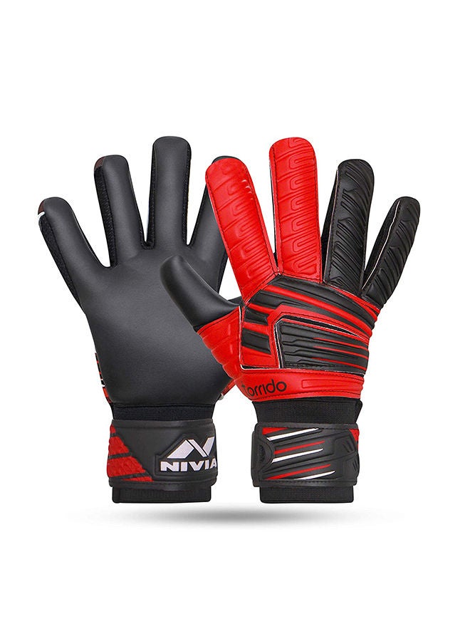 Nivia Raptor Torrido Football Gloves, Small  - Image 1