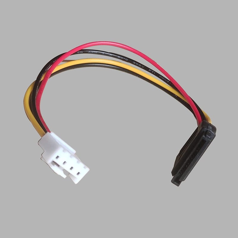 WiredCom ® 1pc DVR HDD Power Cable 4pin Mini Power Cable/Adapter to Power one 15 pin SATA HDD and peripherals - Image 1