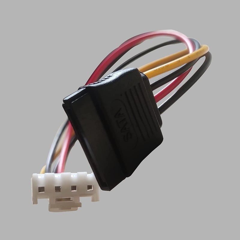 WiredCom ® 1pc DVR HDD Power Cable 4pin Mini Power Cable/Adapter to Power one 15 pin SATA HDD and peripherals - Image 5