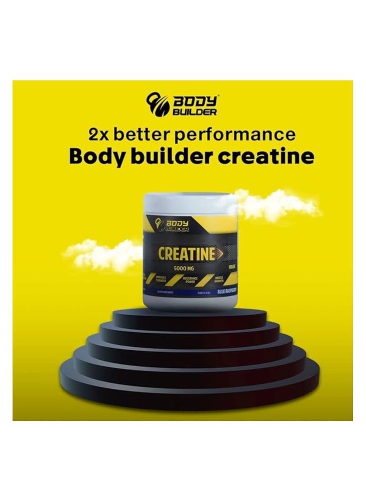 Body Builder - Creatine Monohydrate Blue Raspberry 310 g - Image 1