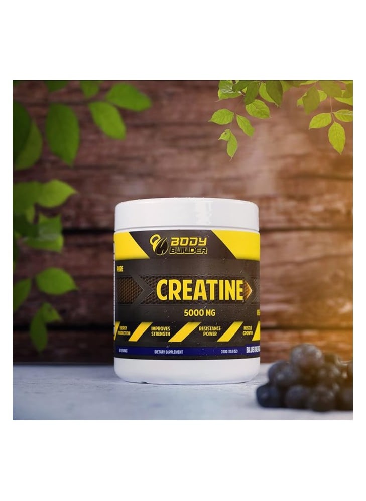 Body Builder - Creatine Monohydrate Blue Raspberry 310 g - Image 1