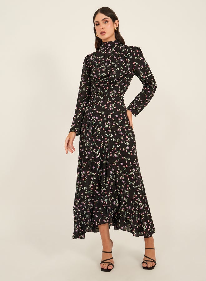 ستايلي فستان بطبعة زهور - Image 2