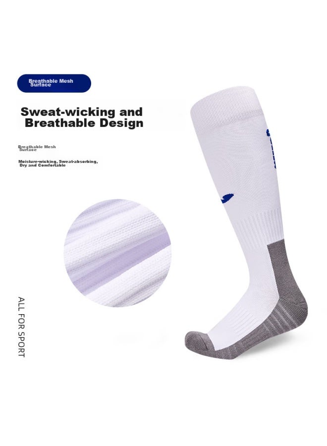 جوما Joma Soccer Socks, Long Tube, Children's Thickened Terry Bottom, Non-slip, Wear-resistant, Breathable, Football Sports Socks, Running, Basketball Training Socks - Image 5