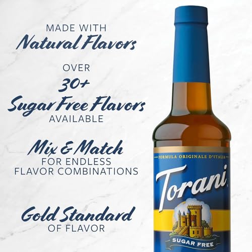Torani Syrup Variety Packs, Sugar Free Coffee Favorites, 25.4 fl oz Bottle (Pack of 4) - Image 4