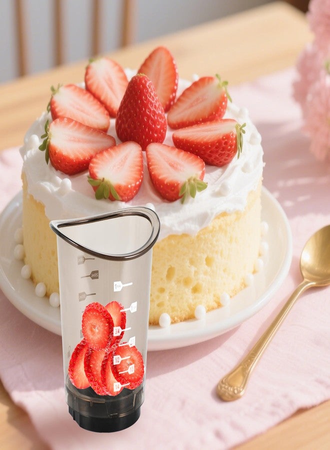 رانزي كوب تقطيع الفواكه، كوب تقطيع الفواكه بشفرة قابلة للإزالة - شرائح الفراولة والموز والخيار والبيض والبصل مع لوحة دفع، أدوات مطبخ للتقطيع السريع والآمن - Image 4