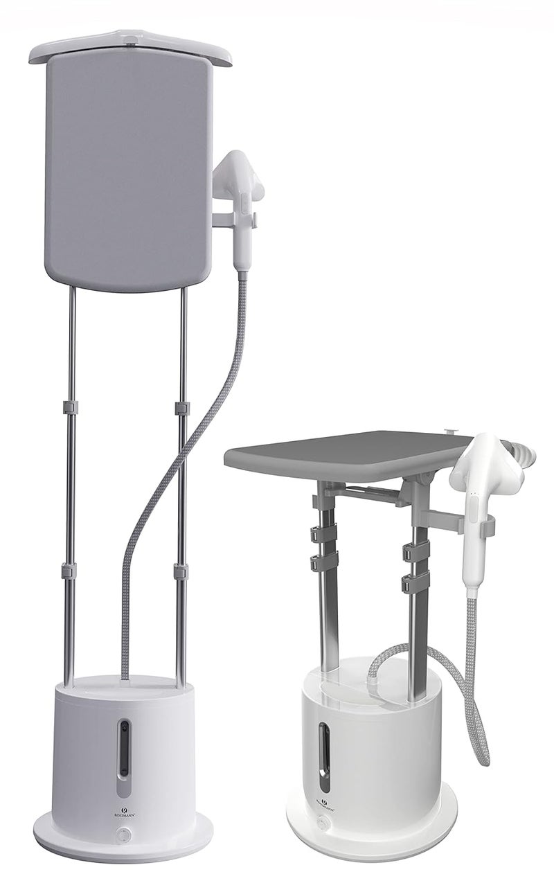 ROSSMANN Rossmann High Pressure Garment SteamerSteam Iron 2300 Watts Power Horizontal Vertical Use 3 Level Steam Multi Purpose Board White  - Image 1