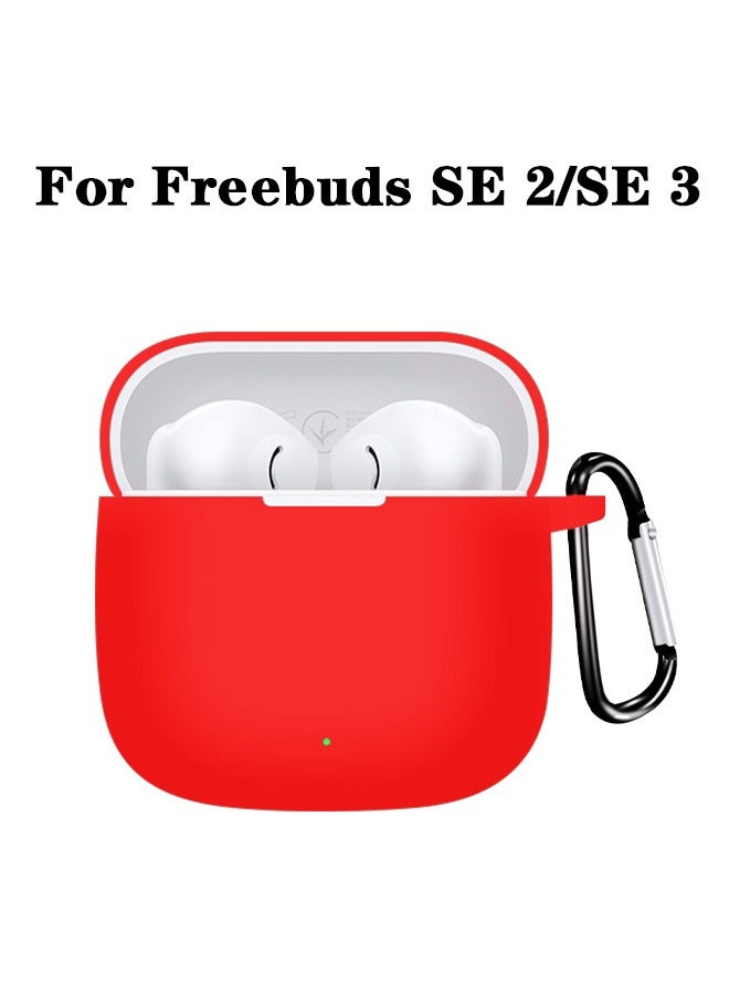 Protective Silicone Case Cover for HUAWEI Freebuds SE 2/SE 3 In-Ear Earphones Red - Image 1
