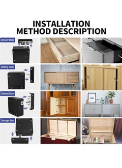 VUCATIN Electronic Cabinet Lock Hidden DIY RFID Lock for Wooden Cabinet Drawer Locker Cupboard  - Image 2