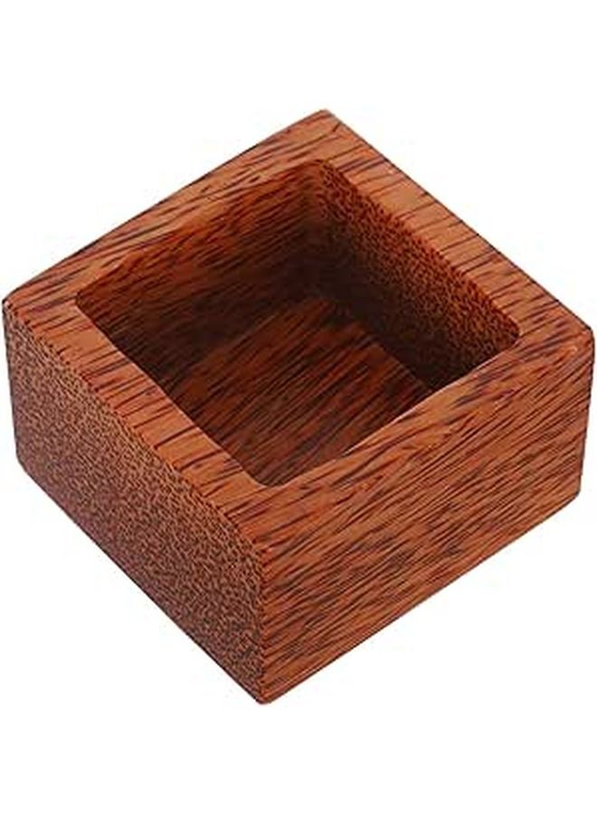 Traditional Square Wooden Masu Box Japanese Cypress Sake Cup For Hot Cold Serving - Image 1