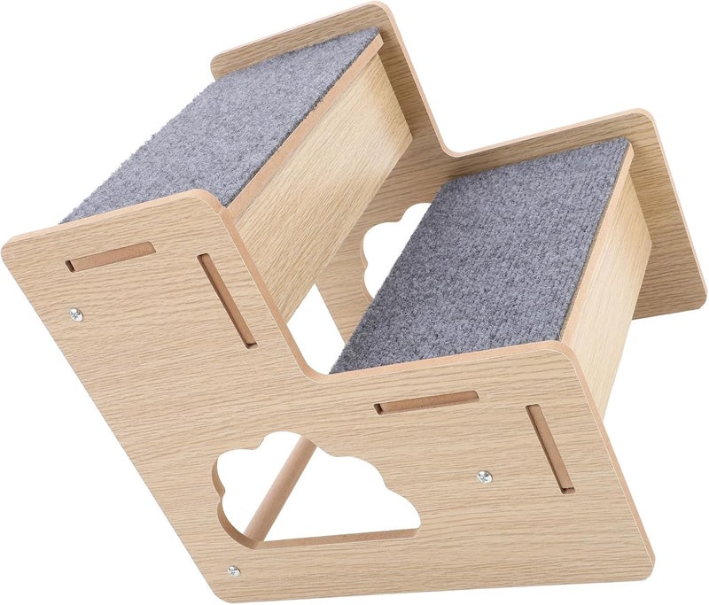 Space saving design picks Wooden Pet Dog Stairs 2-Tier Portable Ramp Ladder for Small Dogs and Cats Indoor Bed Step Non-Slip Surface Temp & permanent project compatible All-round well-engineered practical build On-demand local restock No overseas transit wait Climate adapted upgraded quality Multi-market varied design options Globally popular elegant design Global flexible assemble picks Integrated warehouse solution Scheduled warehouse deliver Easy handling optimized design Global assemble options General purpose premium build Easy hand assemble compatible Smooth joint Post-order arranged dispatch Gulf market standard build Diverse operating method fit Multi-budget available picks Climate adapted delivery plan Land transit & shipment compatible Transparent body All-scene tailored quality Water rust proof - Image 1