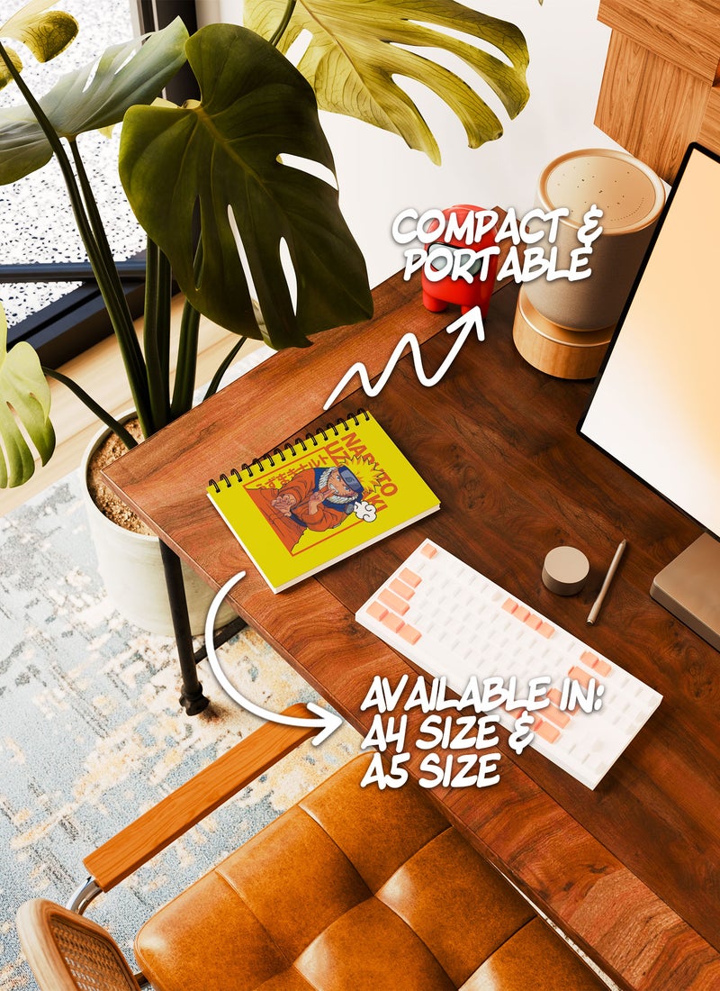 LOUD UNIVERSE Naruto Jar Naruto: Shippuden Lined Writing Journal Ichiraku Ramen Wirebound Spiral Notebook Naruto Uzumaki Naruto-Manga Fan Gift - Image 5