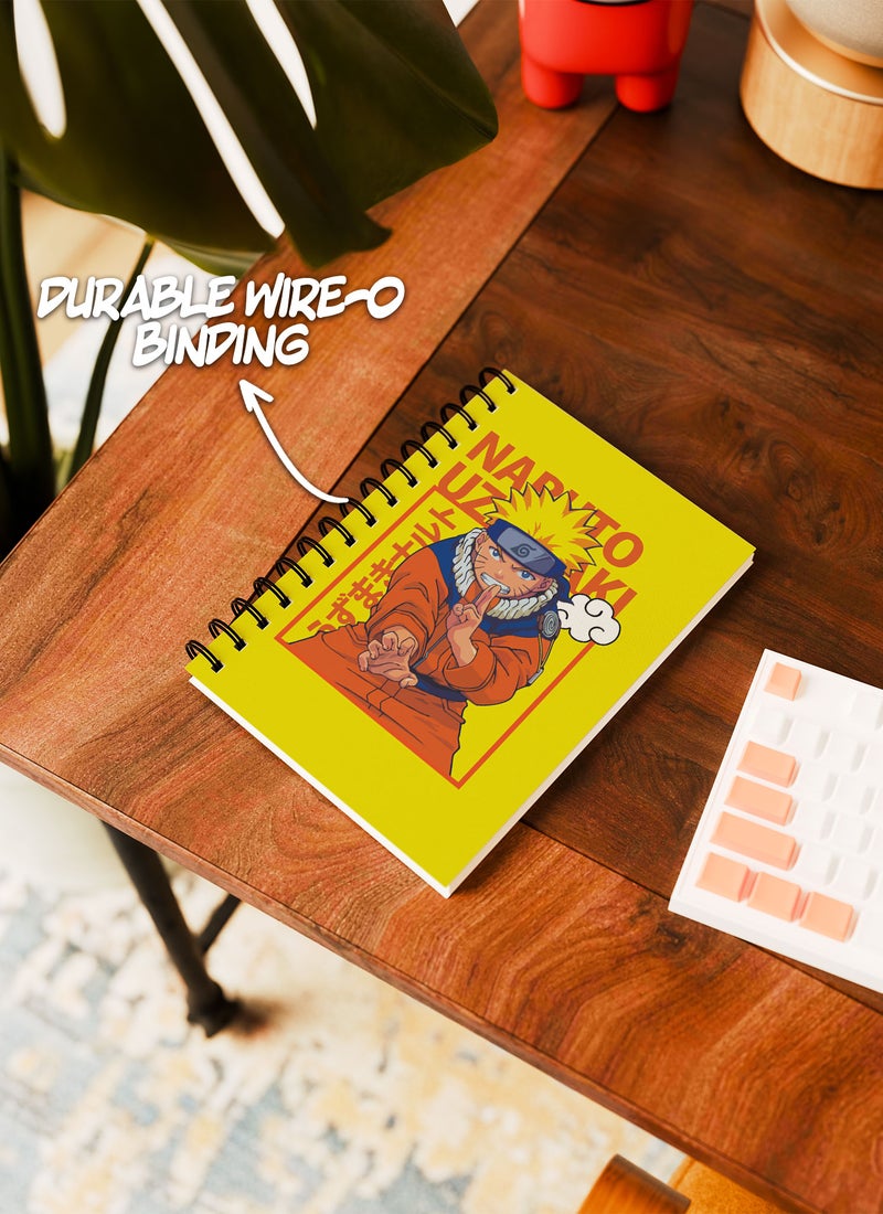 LOUD UNIVERSE Naruto Jar Naruto: Shippuden Lined Writing Journal Ichiraku Ramen Wirebound Spiral Notebook Naruto Uzumaki Naruto-Manga Fan Gift - Image 3