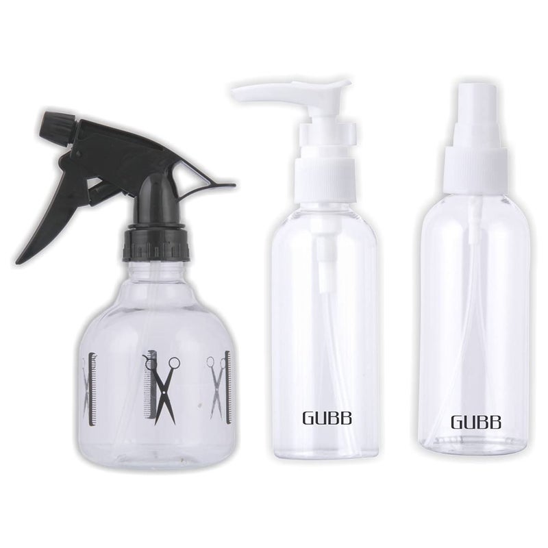 GUBB Travel Bottles For Toiletries, Refillable Bottle Pump, Empty Mini Containers Bottle for Shower Gel, Liquid Soap,Toiletries, Atomiser & Hair Spray Bottle (Pack of 3) - Image 5