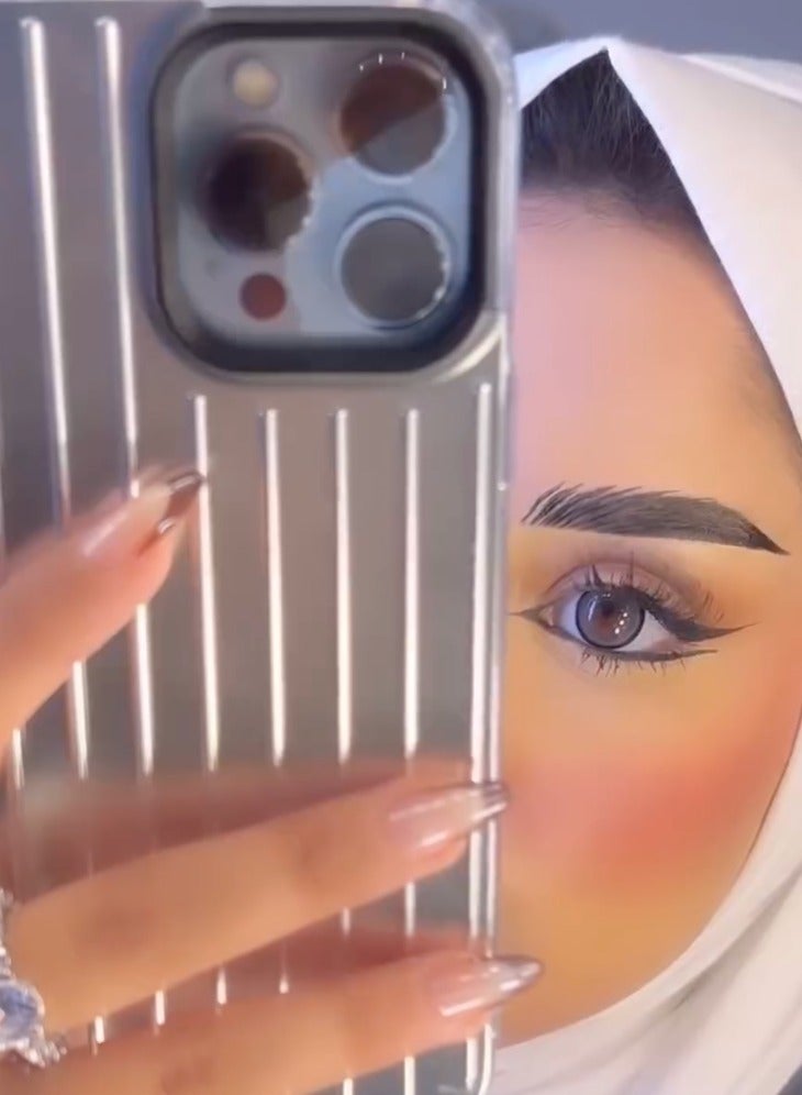 Unibling Iceland Silver Yearly Colored Contact Lenses, Unisex Cosmetic Contact Lenses, Enlargement Collection, Light Gray, With Case - Image 5