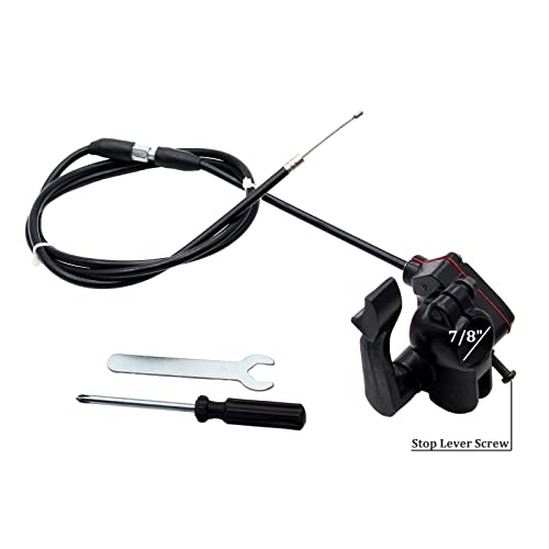 YD-PS001 Thumb Throttle Accelerator Brake Lever Cable For 50cc 70cc 90cc 110cc 125cc 150cc 200cc 250cc 300cc ATV Quad Pit bike TaoTao (Lever +Cable +Tools) - Image 4