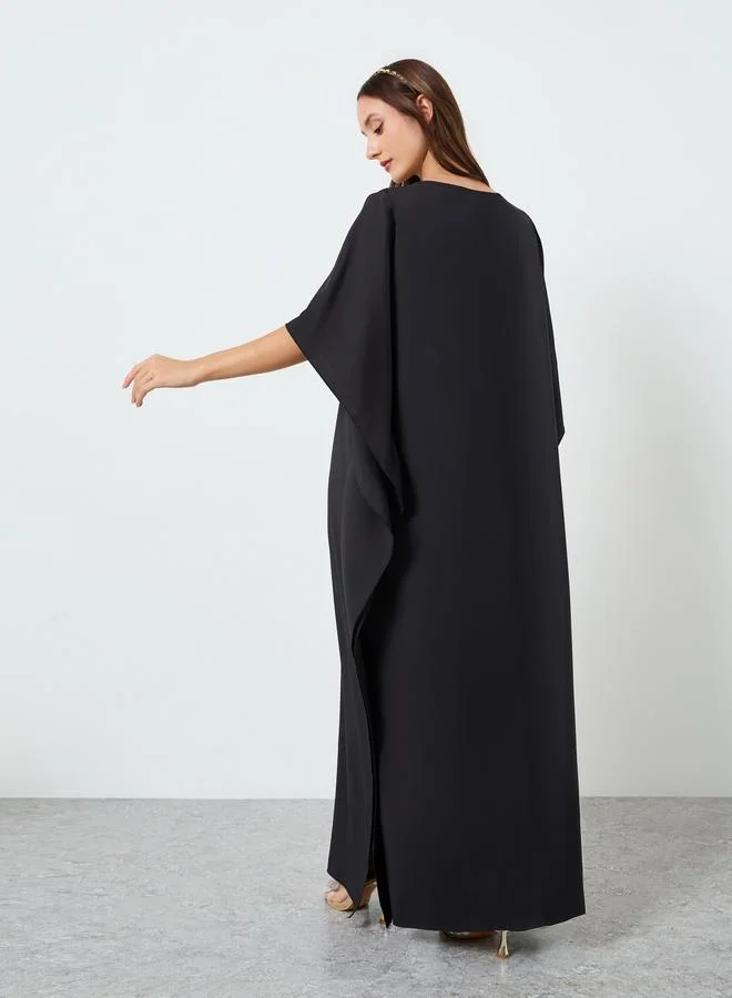 Take Two Women Embellished Patch Maxi Dress