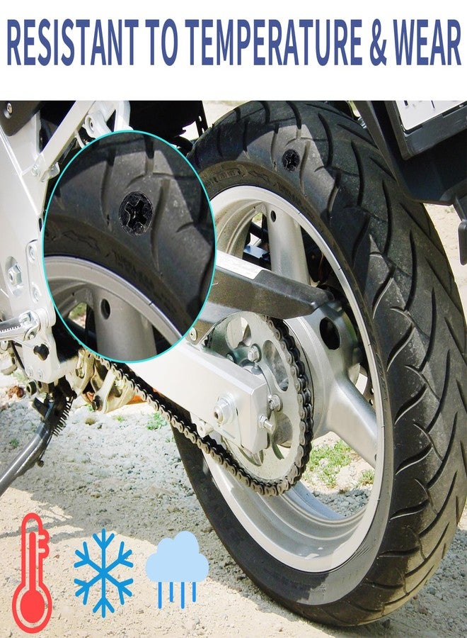Onfunlee Tire Repair Nails 70PCS, Tire Repair Rubber Screws Nails Kits Tire Screw Plugs Vacuum Tire Self-Service Fast Tool with Screwdriver Box for Car Motorcycle Truck ATV Jeep Tire Puncture Repair (35S+35L) - Image 5