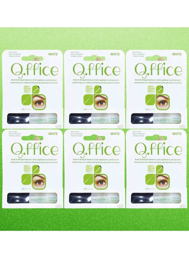 Office 6 Pieces Eyelash Glue White 5g