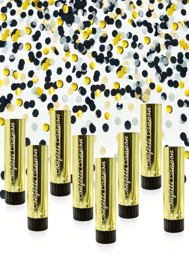 LEFUBABY 8 PCS Confetti Poppers Cannons for Gender Reveal Wedding Birthday Graduation Baby Shower Anniversary Christmas New Year's Fun Party Supplies Decorations and Favors - Image 1