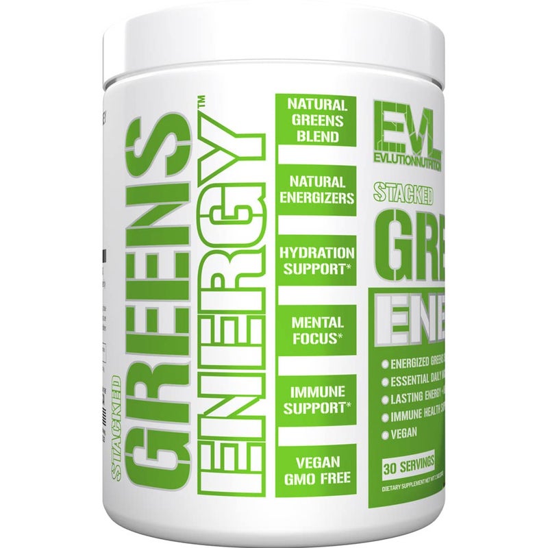 Evlution Greens and Superfoods Energy Drink Powder - EVL Super Greens Powder Smoothie Mix with Caffeine Spirulina Chlorella and Wheat Grass - Vegan - for Energy Focus and Immunity - Image 5
