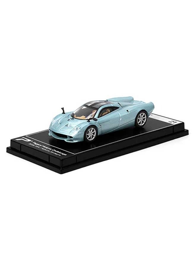PosterCars - 1:64 Scale Pagani Huayra Codalunga (Azzurro Sardegna) Hypercar League Collection, Diecast Models - Image 1