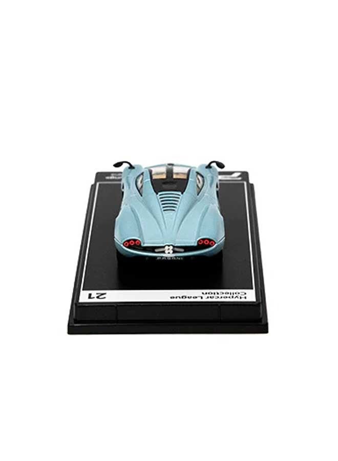 PosterCars - 1:64 Scale Pagani Huayra Codalunga (Azzurro Sardegna) Hypercar League Collection, Diecast Models - Image 3