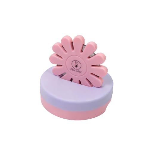 Yushen Thread Cutter Tool for Sewing, Flower Thread Cutting with Stand Quilting Supplies for Sewing Tools Magnetic Pins Holder Chain Piecing Blade Not Removable (Pink Case) - Image 1