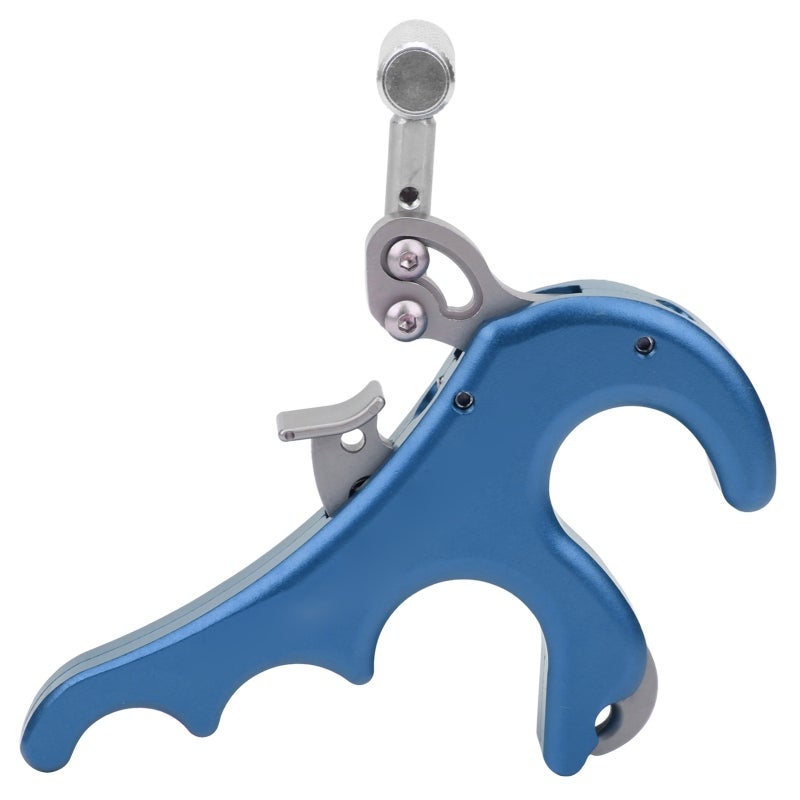 CUPID Metal Release Aids Four Fingers Grip Thumb Caliper Trigger Compound Bow Accessoriesblue - Image 5