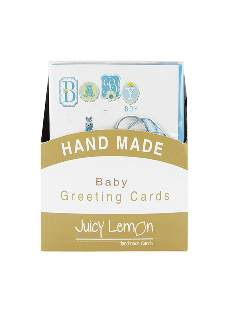 EuroWrap - Juicy Lemon Baby Boy & Girl Greeting Card 50 Cards - Image 1