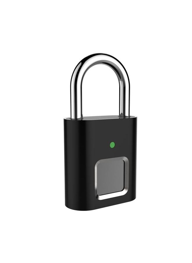 Thoraya Fingerprint Padlock Biometric Padlock Store 10 Fingerprints 3 LED Indicator Light Security Keyless Mini Smart Lock for Locker Gym Door Backpack Suitcase  - Image 5