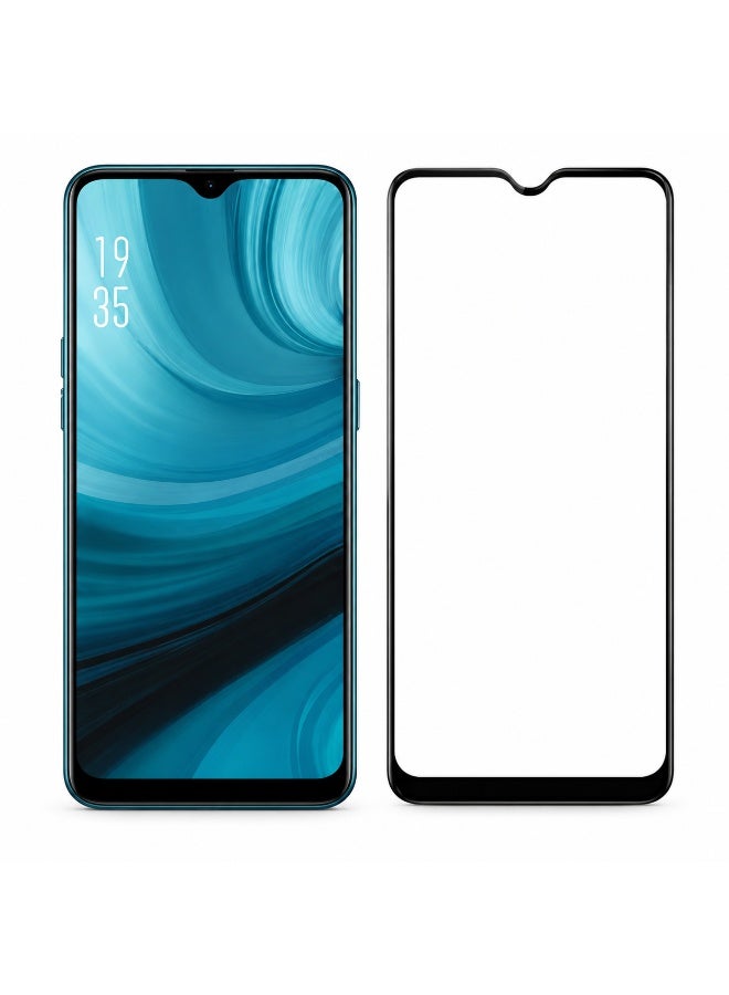 Deer 9H Hardness Tempered Glass Screen Protector for OPPO A5S - Full Coverage Ultra-Clear Anti-Fingerprint Protective Shield Film with Installation Wipes - Image 1