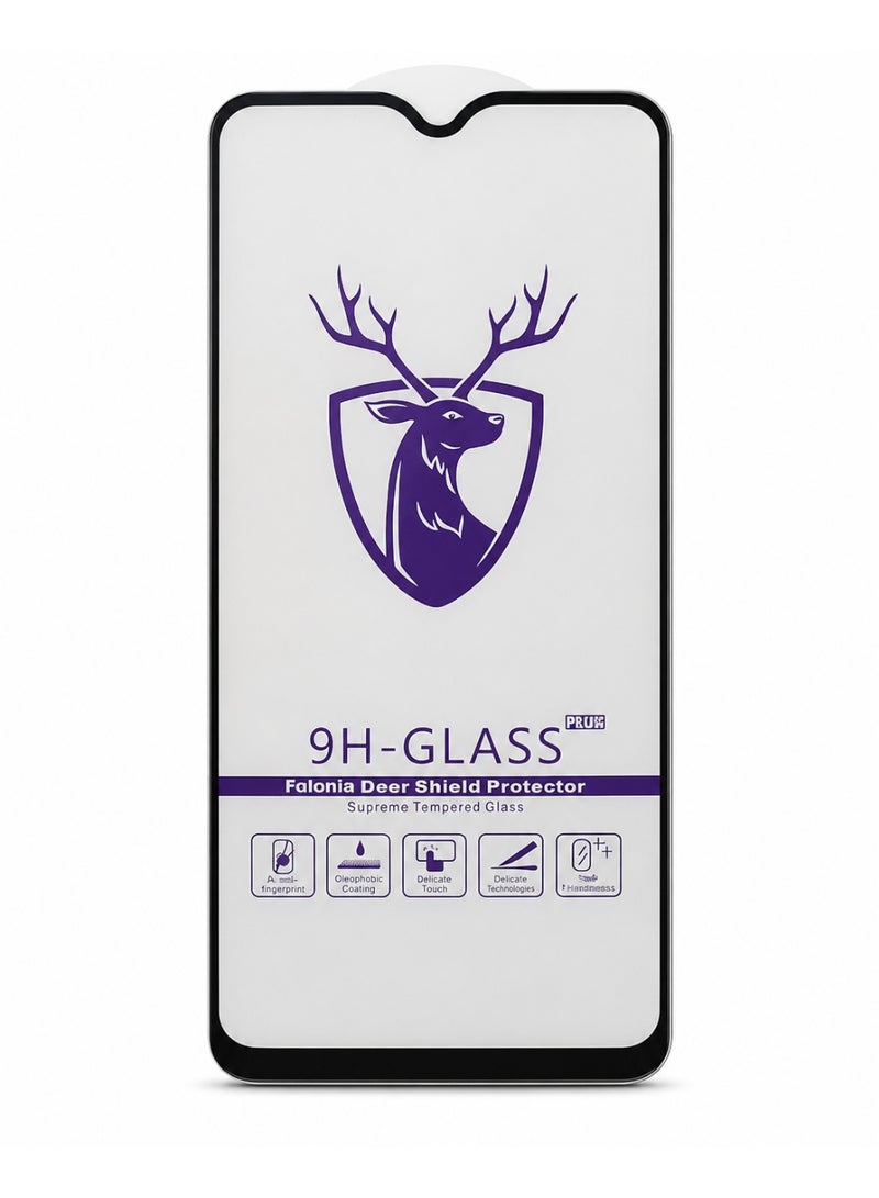 Deer 9H Hardness Tempered Glass Screen Protector for OPPO A5S - Full Coverage Ultra-Clear Anti-Fingerprint Protective Shield Film with Installation Wipes - Image 2