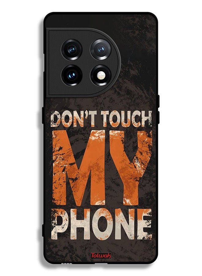 Tolwak OnePlus 11 5G Protective Case Cover Do Not Touch My Phone - Image 2