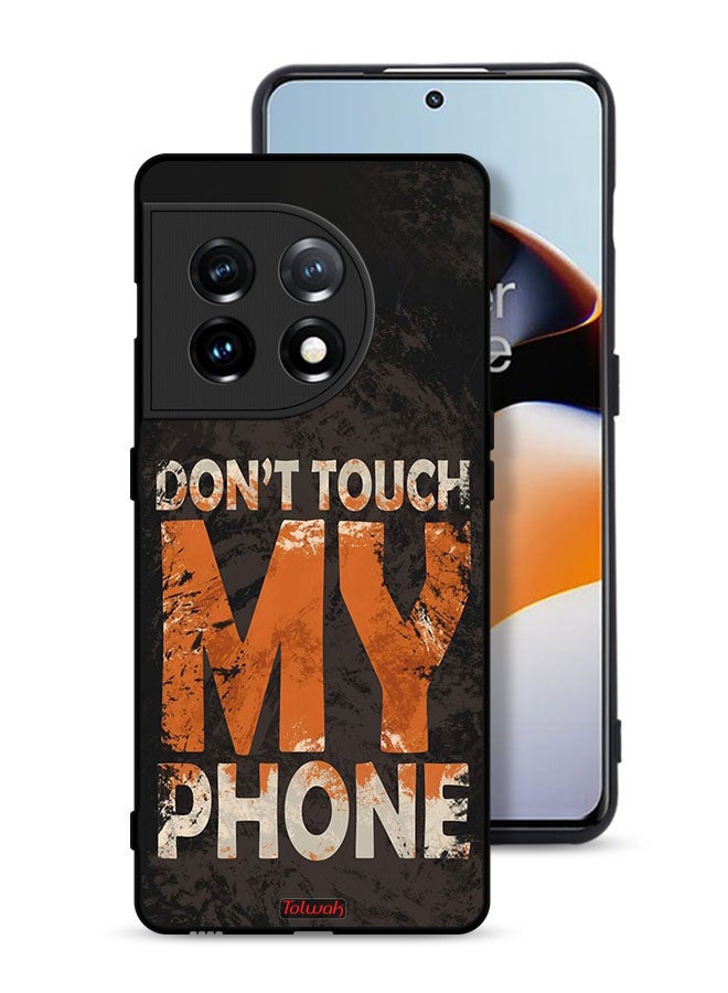 Tolwak OnePlus 11 5G Protective Case Cover Do Not Touch My Phone - Image 1