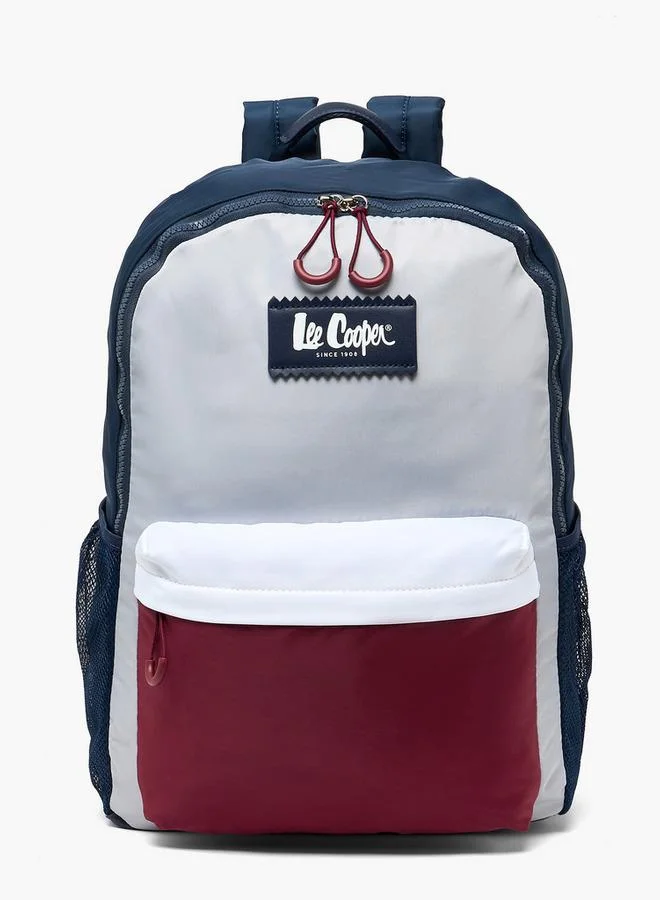 لي كوبر Colourblock School Backpack With Padded Shoulder Straps - 30x17x44 CM